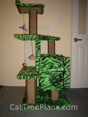 how to make a cat tree Cat Tree Plans Customer 051