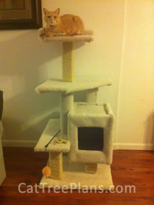 how to make a cat tree Cat Tree Plans Customer 145